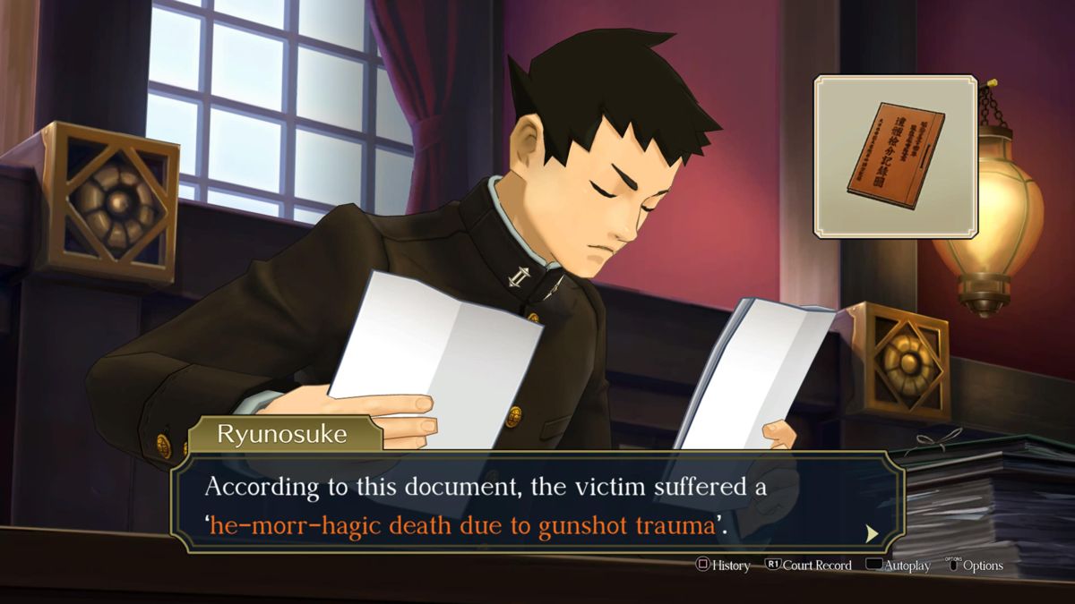 The Great Ace Attorney Chronicles screenshot 3 for Nintendo Switch